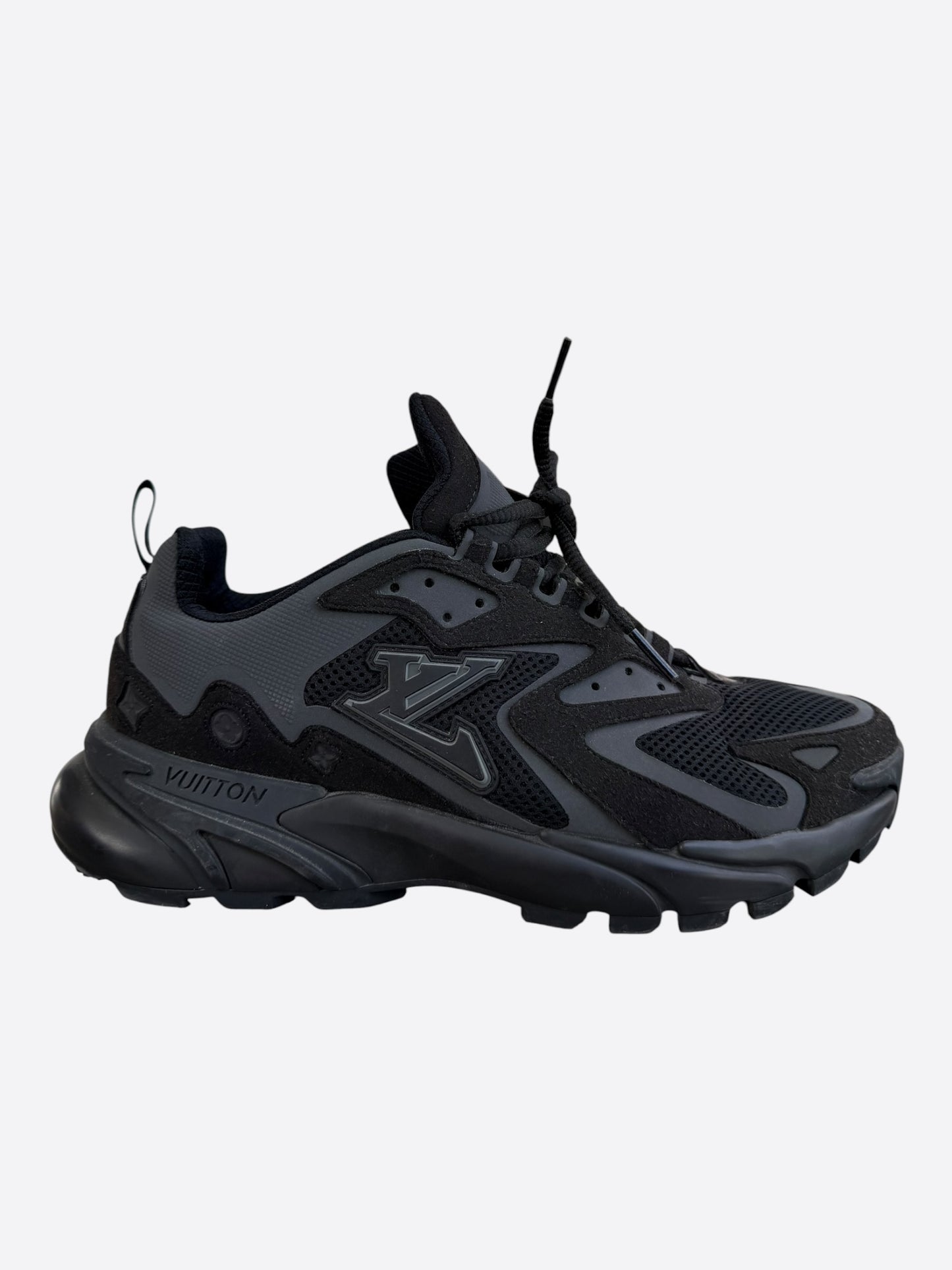 Louis Vuitton Black & Grey Tatic Sneakers