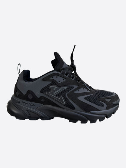 Louis Vuitton Black & Grey Tatic Sneakers