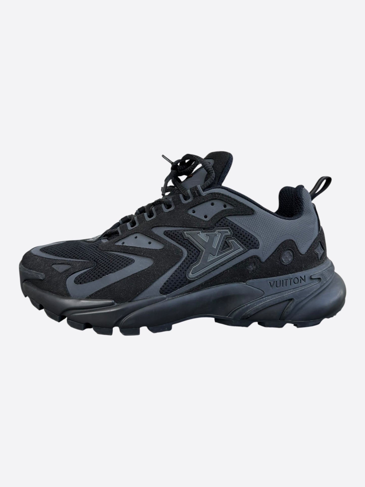 Louis Vuitton Black & Grey Tatic Sneakers