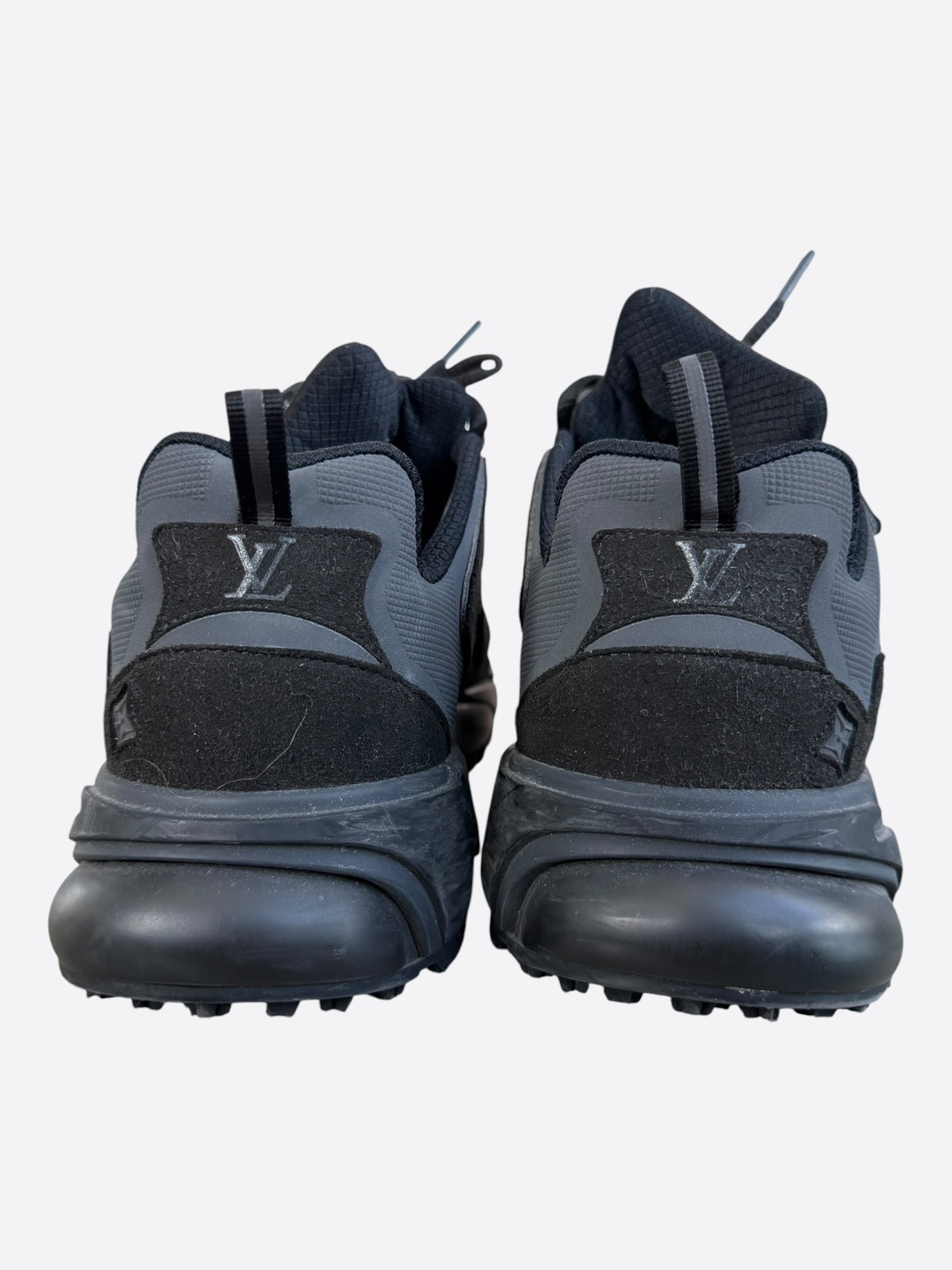 Louis Vuitton Black & Grey Tatic Sneakers