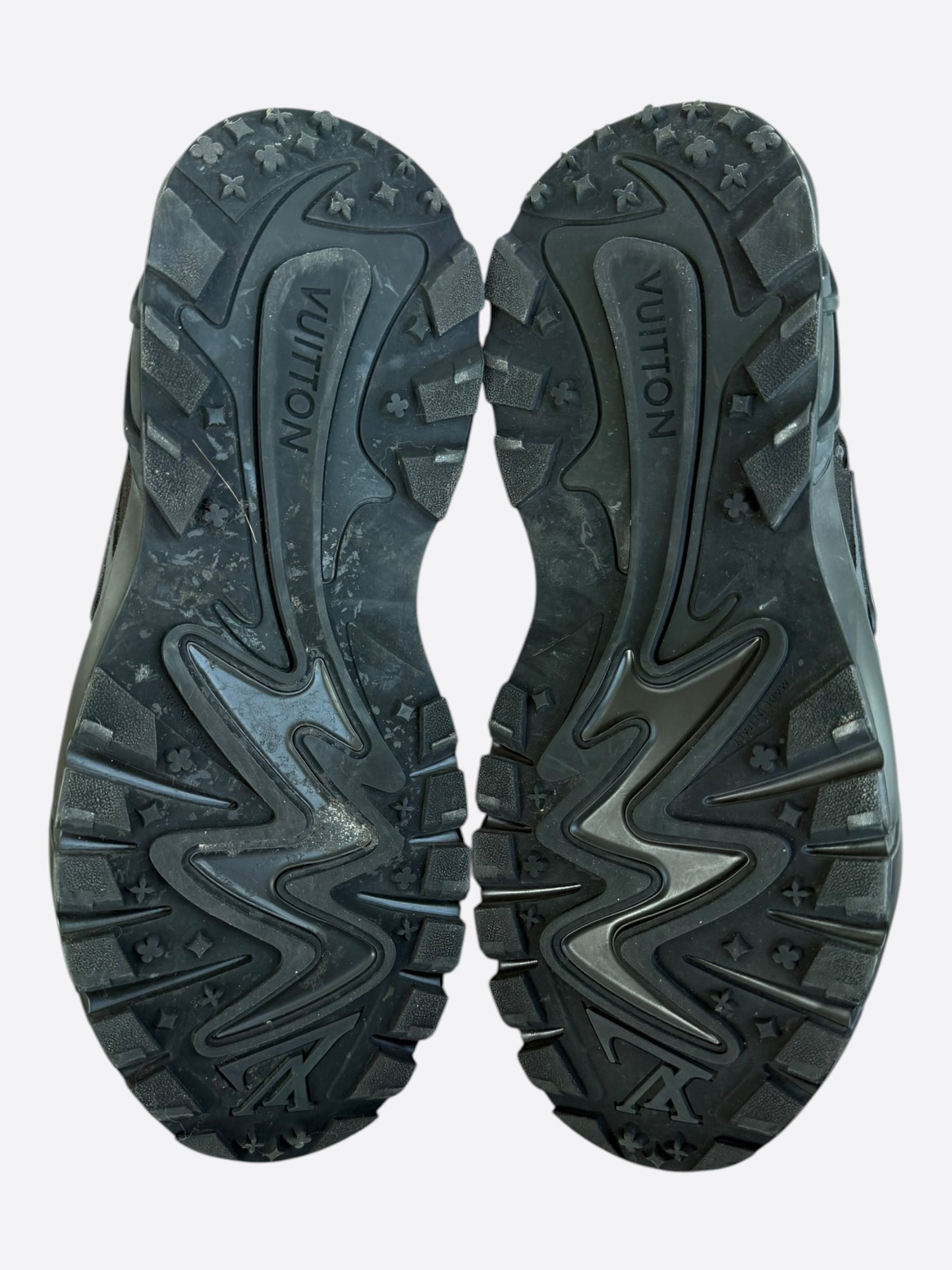 Louis Vuitton Black & Grey Tatic Sneakers