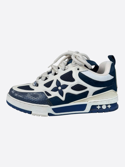 Louis Vuitton Navy & White Skate Trainers
