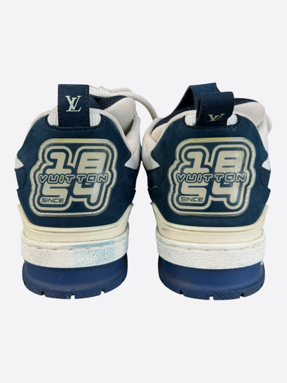 Louis Vuitton Navy & White Skate Trainers