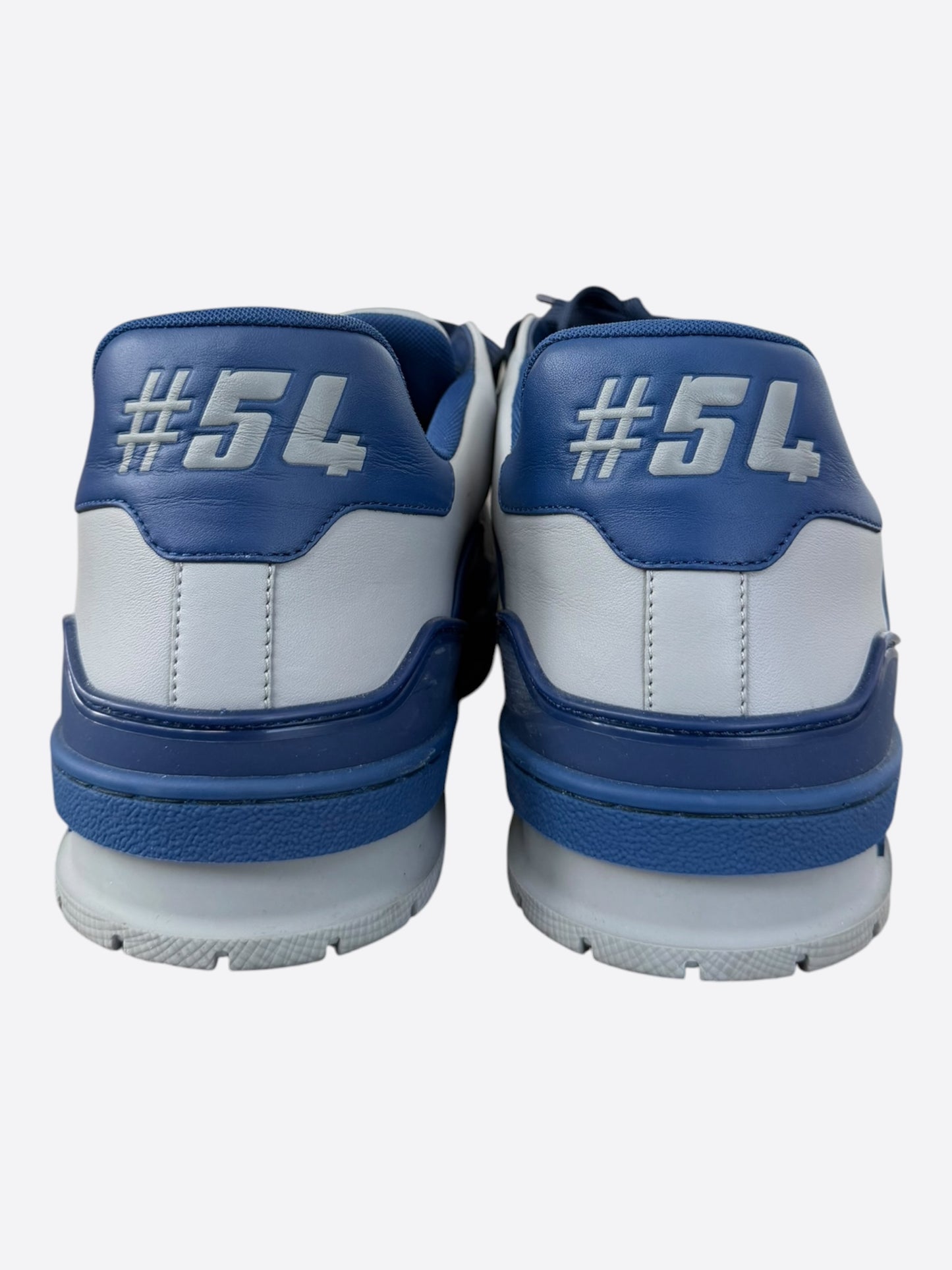 Louis Vuitton Blue & Grey EPI Leather Trainers