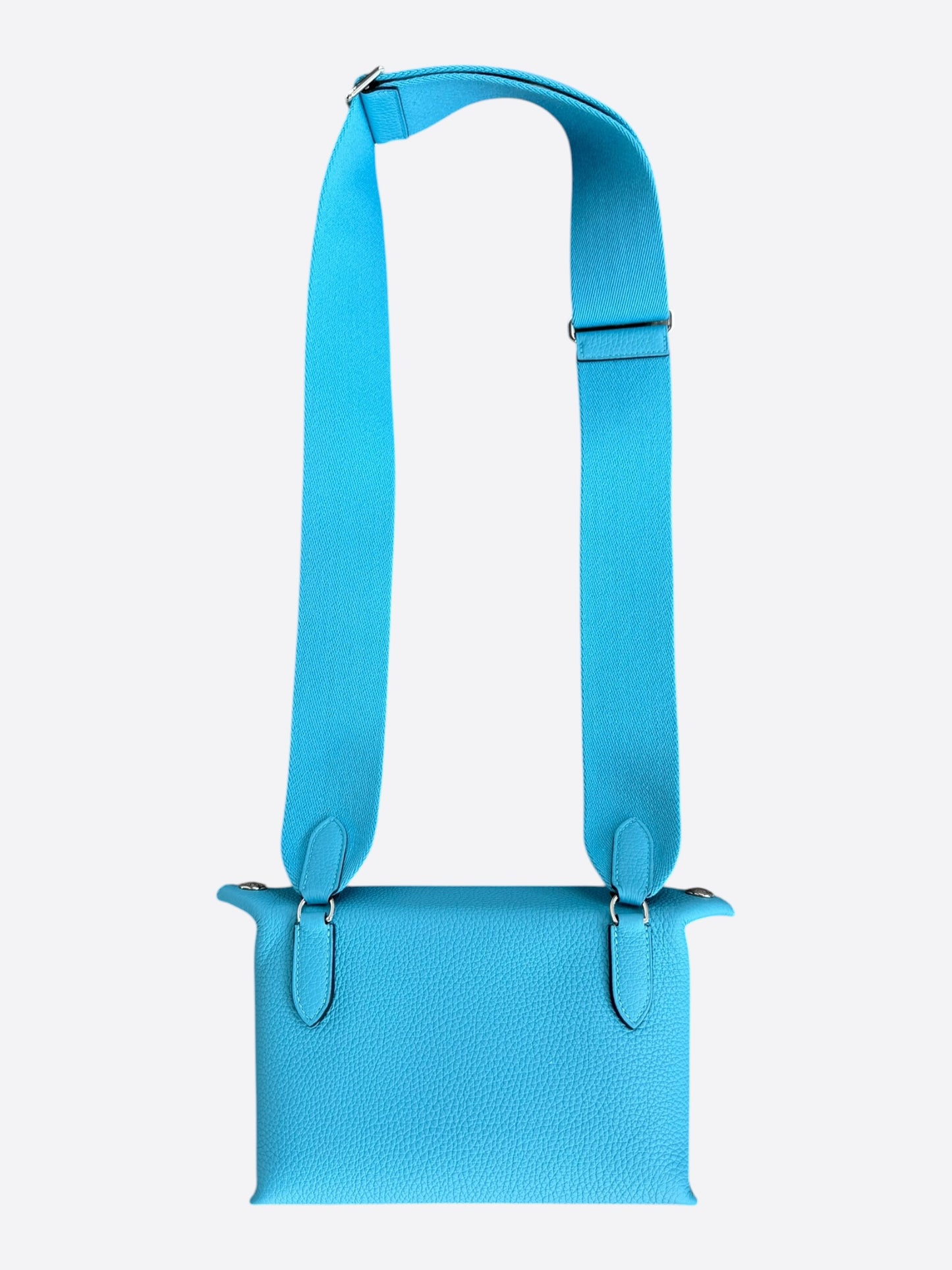 Hermes Blue Togo Videpoches Bag