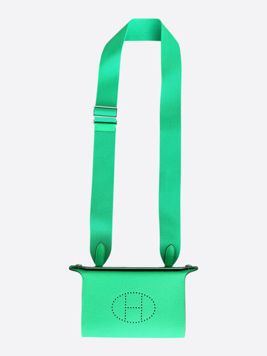 Hermes Green Togo Videpoches Bag
