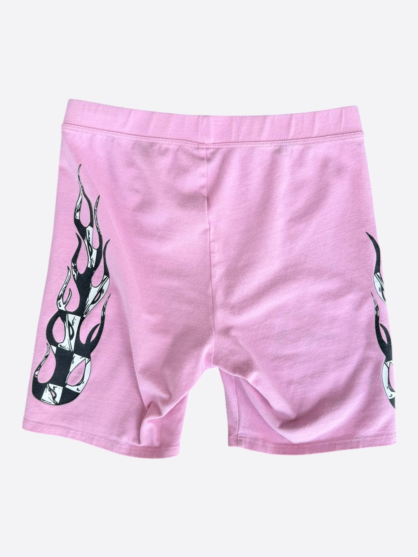 Chrome Hearts Matty Boy Pink Flame Biker Women's Shorts