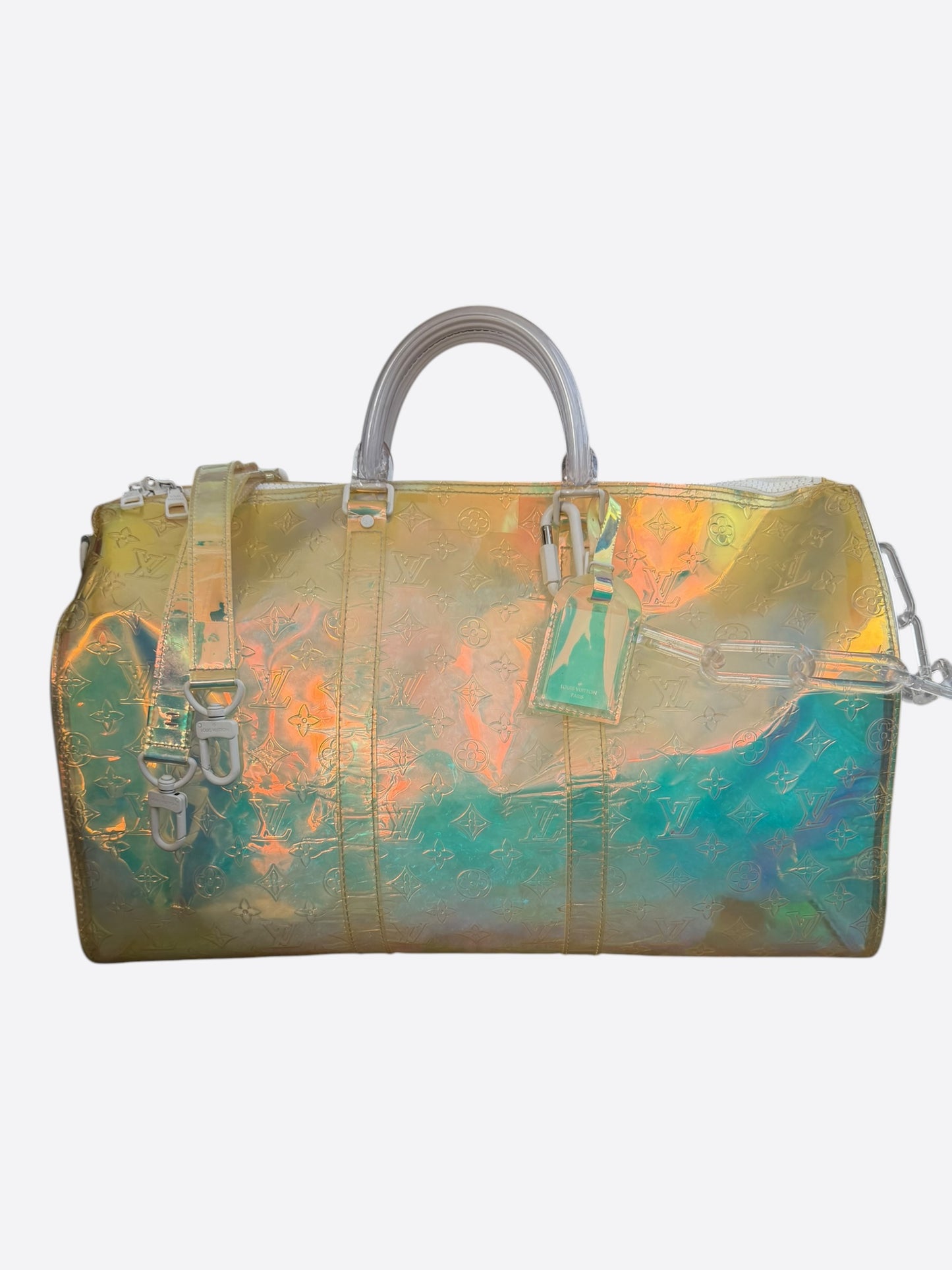 Louis Vuitton Multicolor Prism Monogram Keepall 50