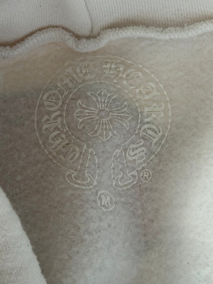 Chrome Hearts Matty Boy White & Red Horseshoe Chomper Hoodie