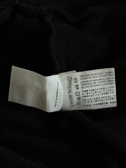 Chrome Hearts Black & White Horseshoe Logo Hoodie