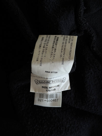 Chrome Hearts Black & White Horseshoe Logo Hoodie