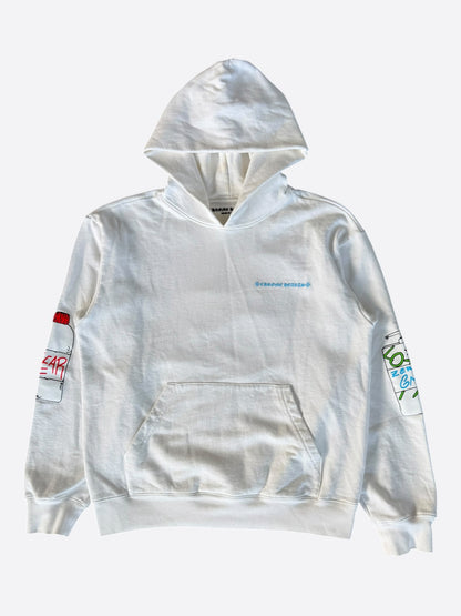Chrome Hearts Matty Boy White Retro-Cycle Hoodie
