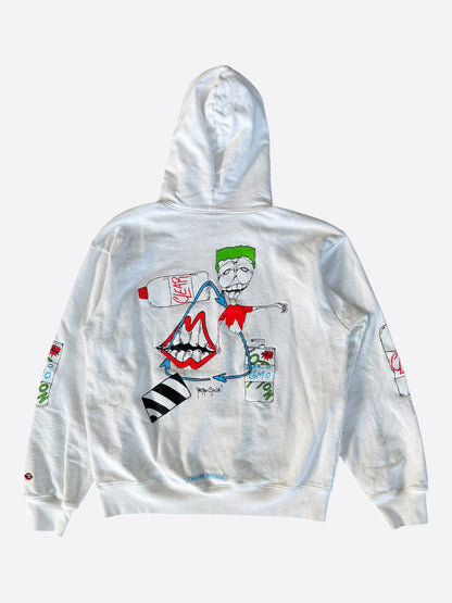 Chrome Hearts Matty Boy White Retro-Cycle Hoodie