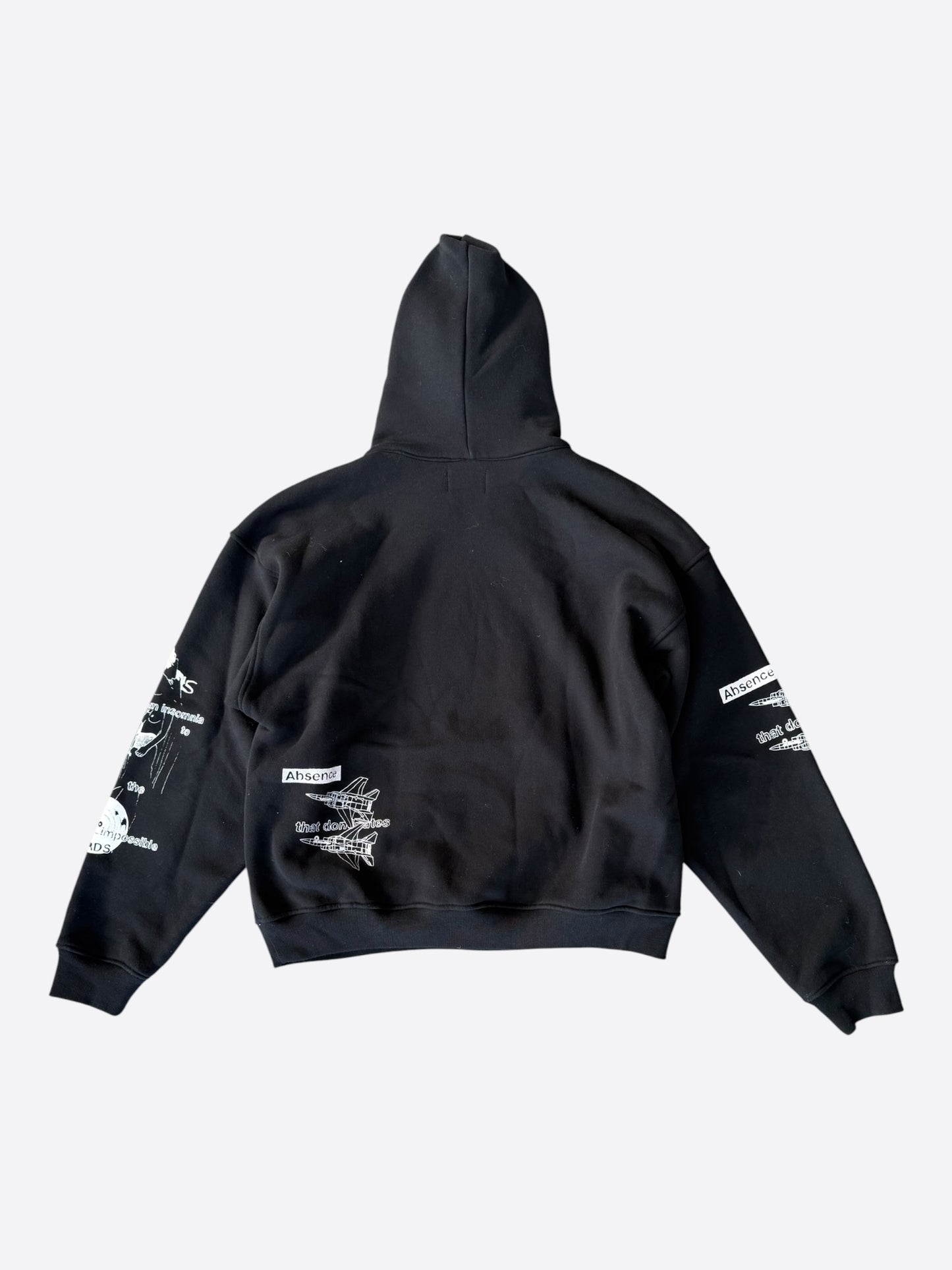 Enfants Riches Deprimes Black & White 'Absence That Dominates' Hoodie