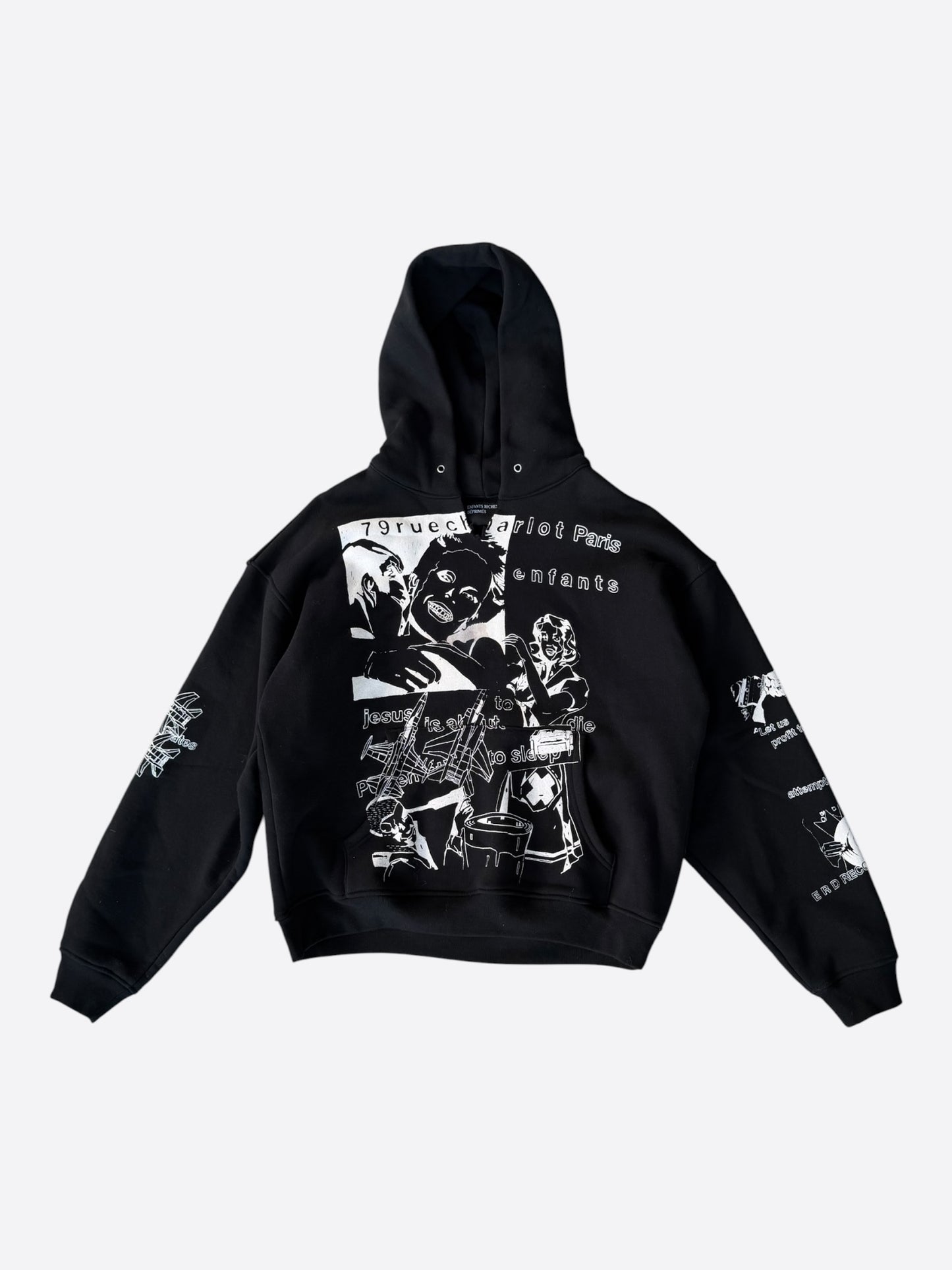 Enfants Riches Deprimes Black & White 'Absence That Dominates' Hoodie