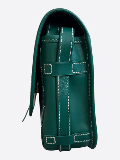 Goyard Green Belvedere MM Messenger Bag
