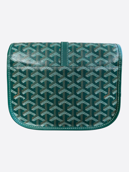 Goyard Green Belvedere MM Messenger Bag