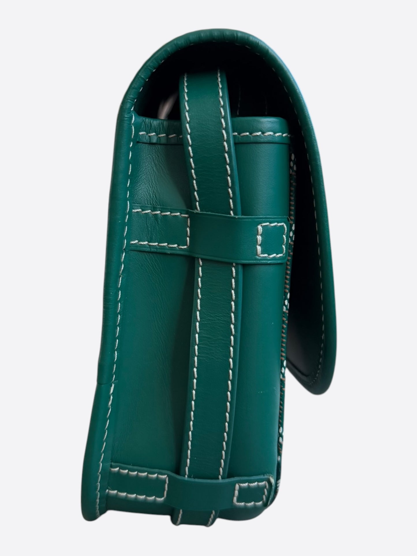 Goyard Green Belvedere MM Messenger Bag