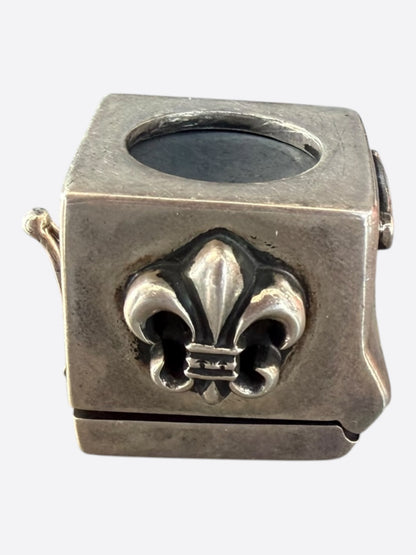 Chrome Hearts Silver Fleur Cue Chalk Holder