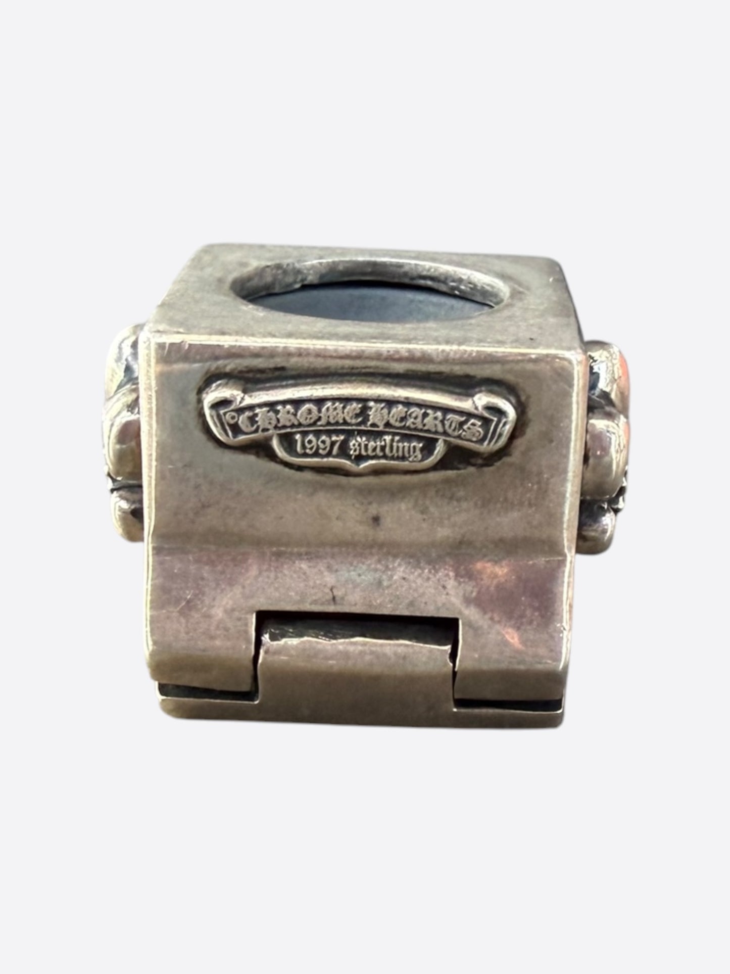 Chrome Hearts Silver Fleur Cue Chalk Holder