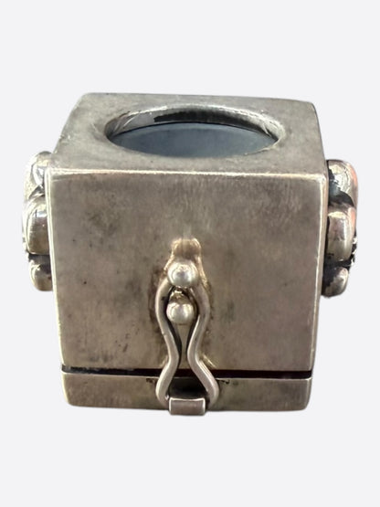 Chrome Hearts Silver Fleur Cue Chalk Holder