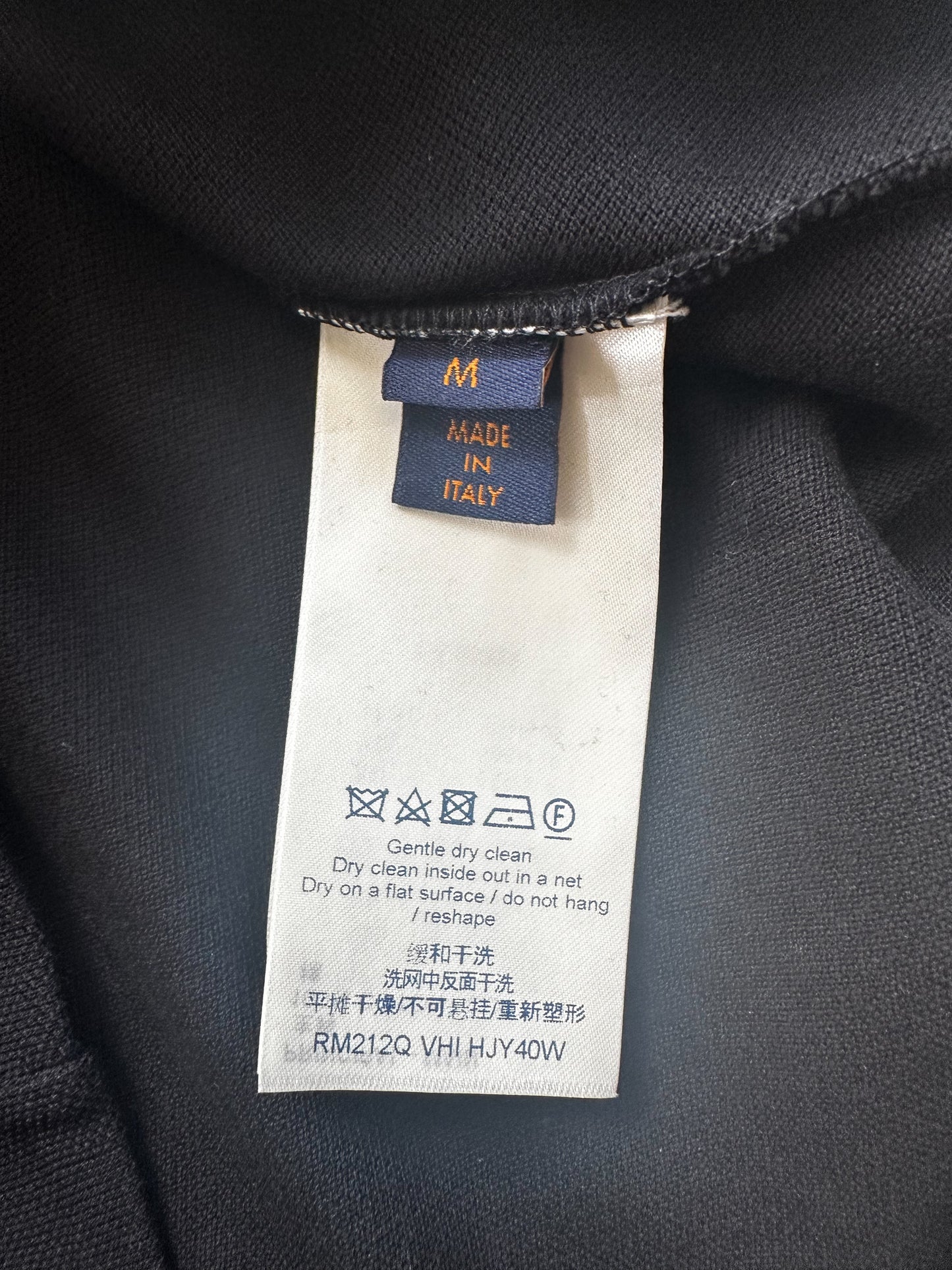 Louis Vuitton Black Half Damier Pocket T-Shirt