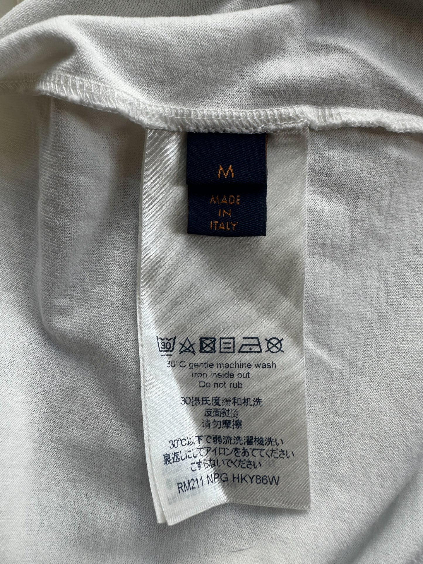 Louis Vuitton White Floating Men T-Shirt