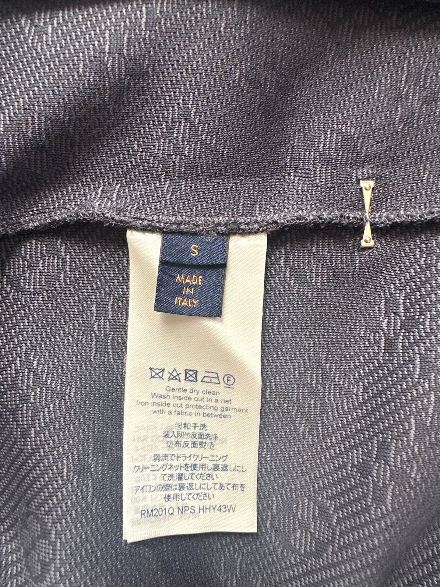 Louis Vuitton Grey Monogram Track Jacket