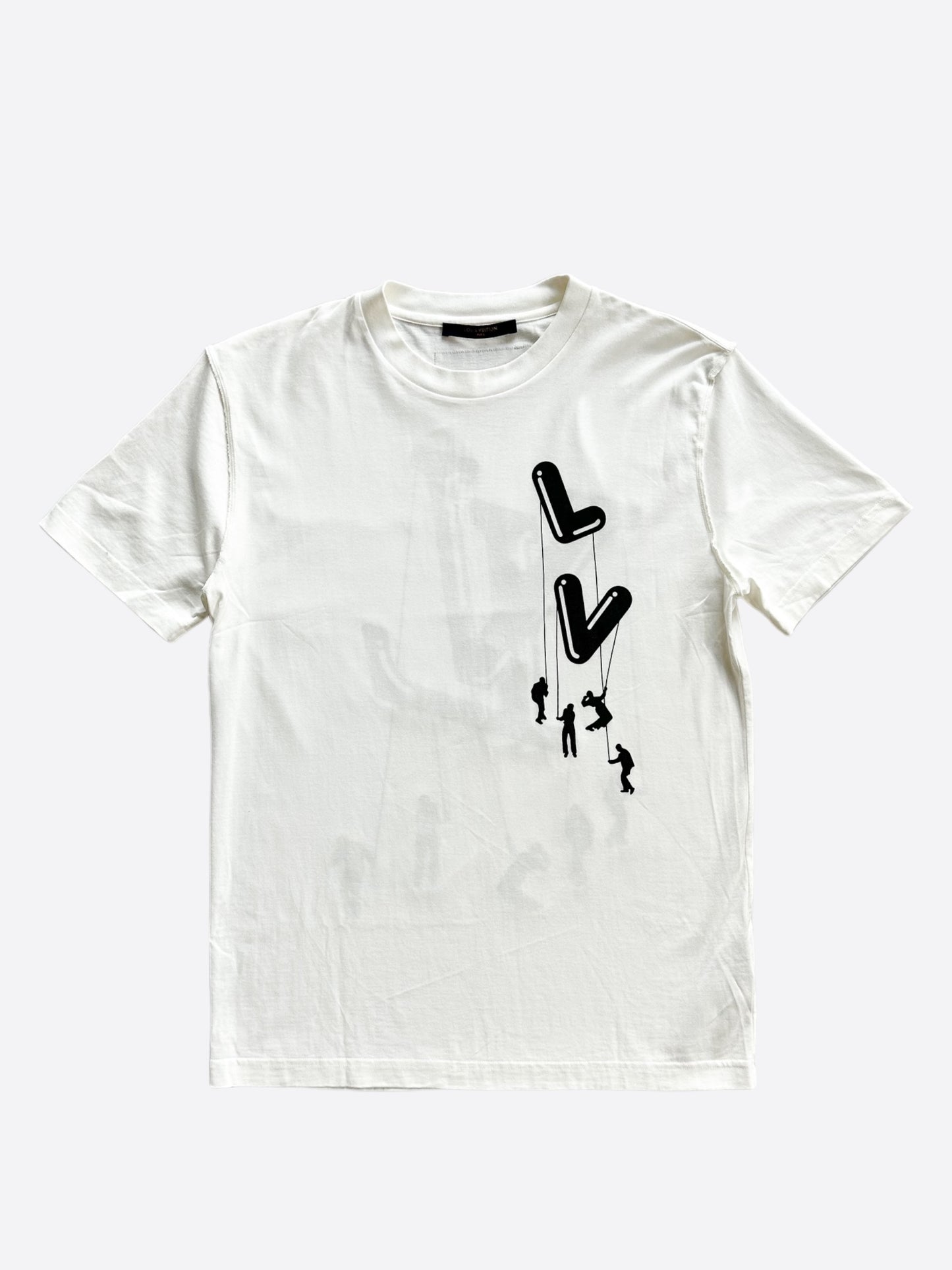 Louis Vuitton White Floating Men T-Shirt