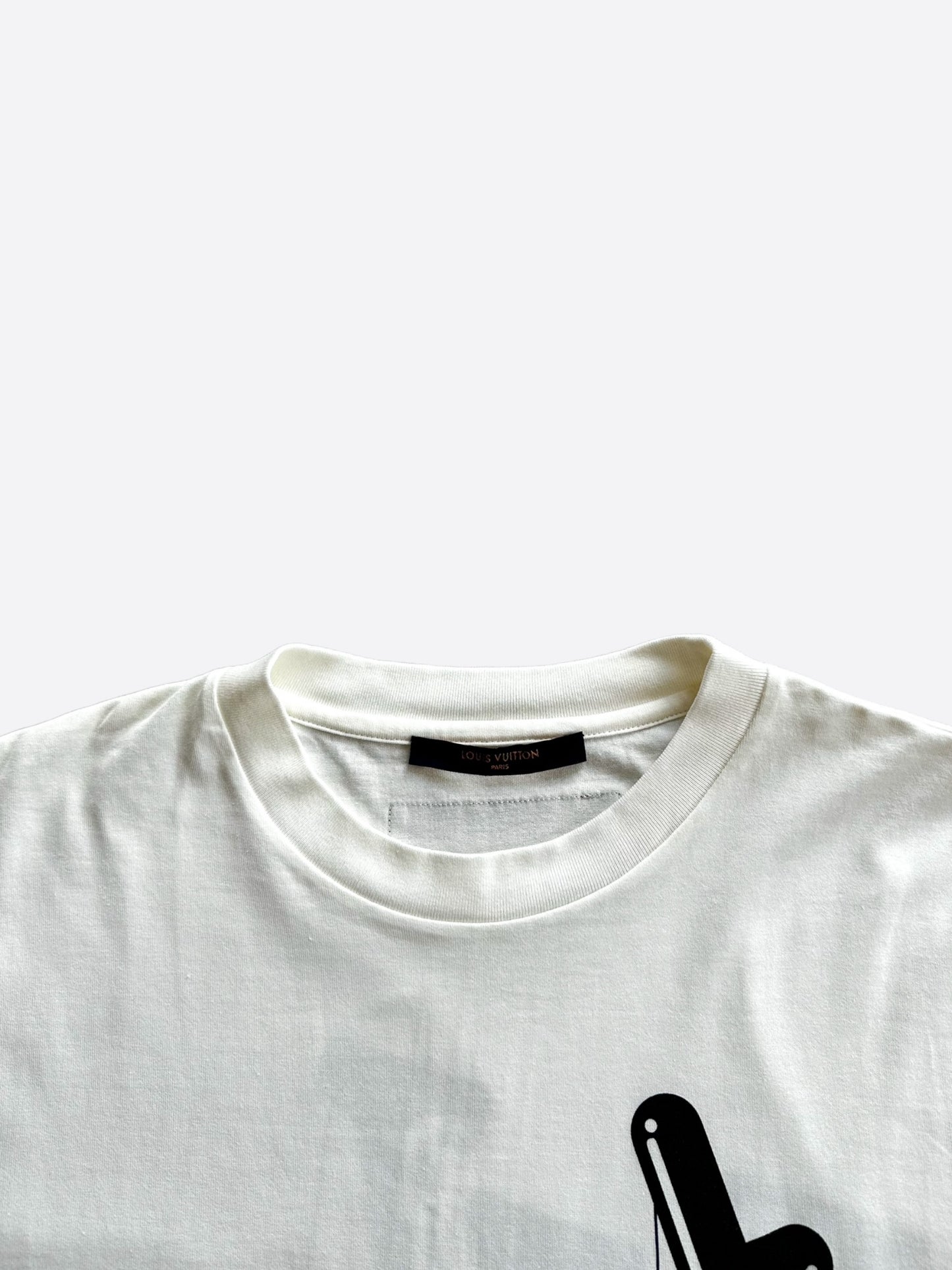 Louis Vuitton White Floating Men T-Shirt