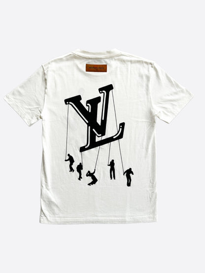 Louis Vuitton White Floating Men T-Shirt