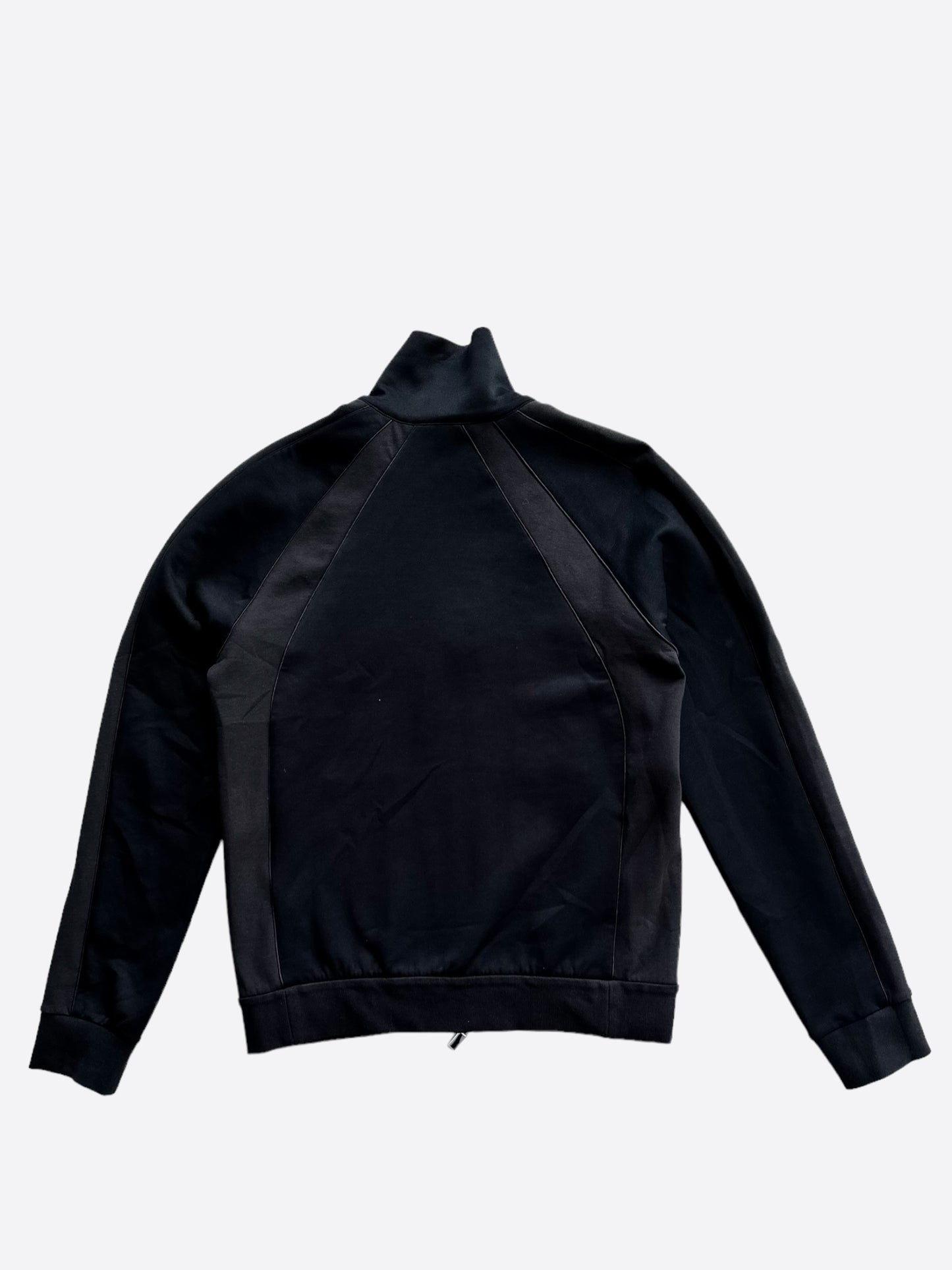 Dior Stussy Black Embroidered Logo Track Jacket