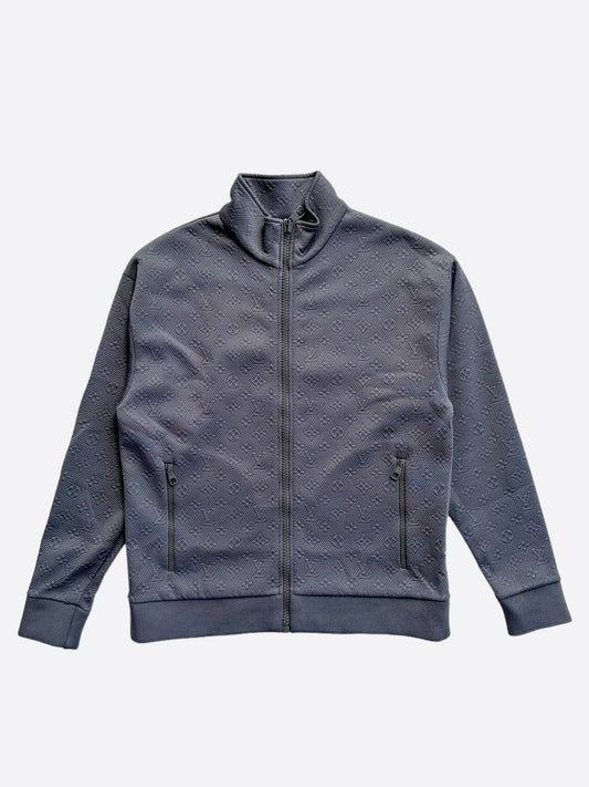 Louis Vuitton Grey Monogram Track Jacket