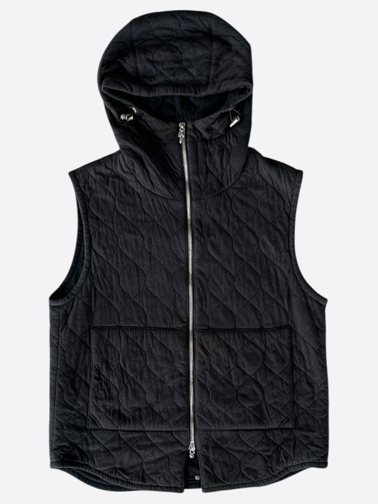 Chrome Hearts Black Hooded Vest