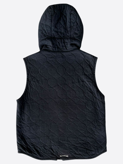Chrome Hearts Black Hooded Vest