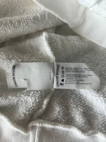 Chrome Hearts White Cross Jacquard Embroidered Hoodie