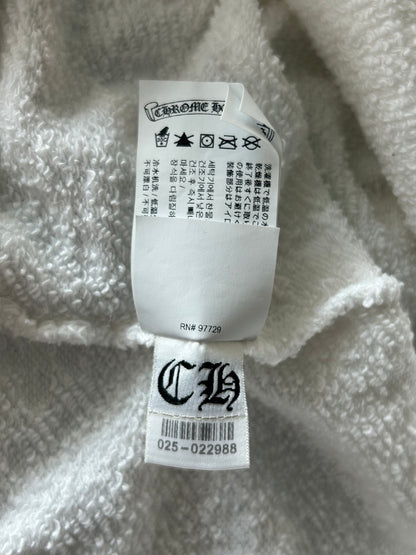 Chrome Hearts White Cross Jacquard Embroidered Hoodie