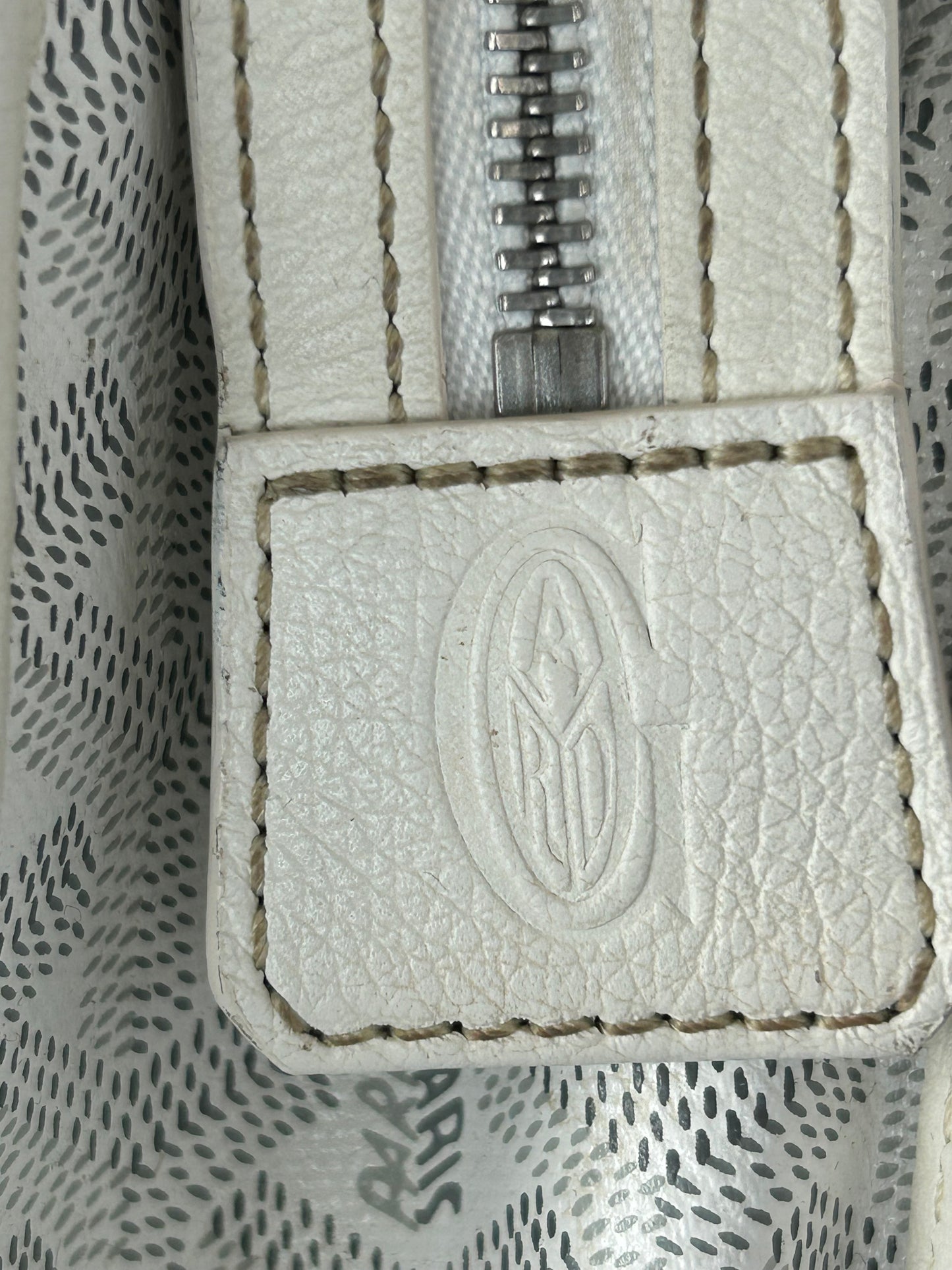 Goyard White Jouvence MM Toiletry Bag