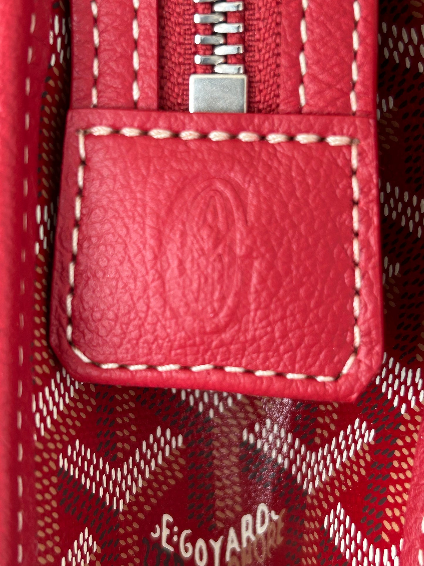 Goyard Red Jouvence GM Toiletry Bag