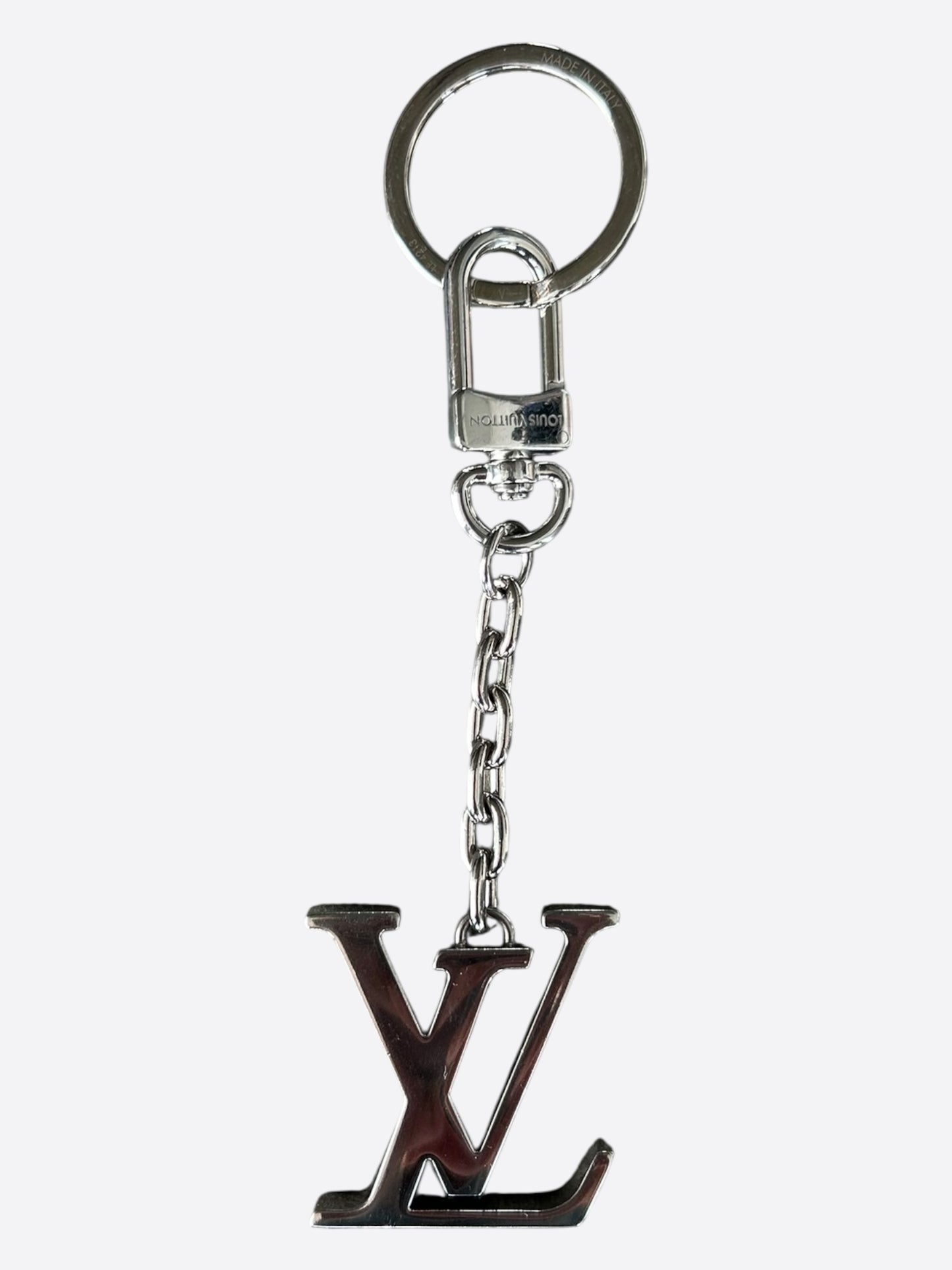 Louis Vuitton Silver Logo Key Charm