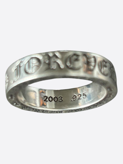 Chrome Hearts Silver Forever Ring