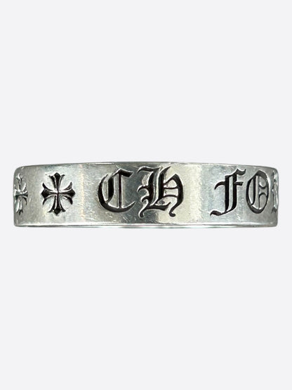 Chrome Hearts Silver Forever Ring