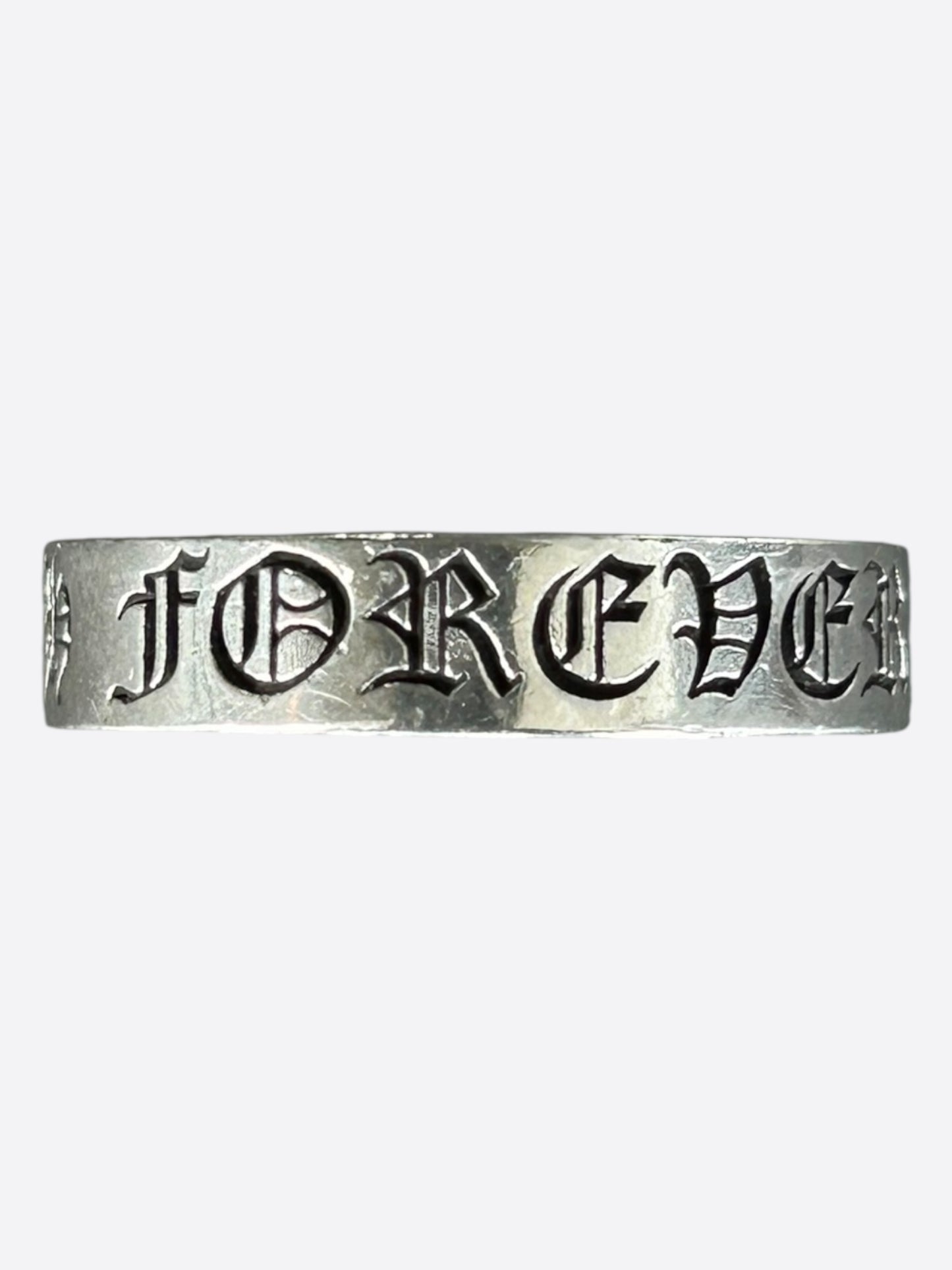 Chrome Hearts Silver Forever Ring