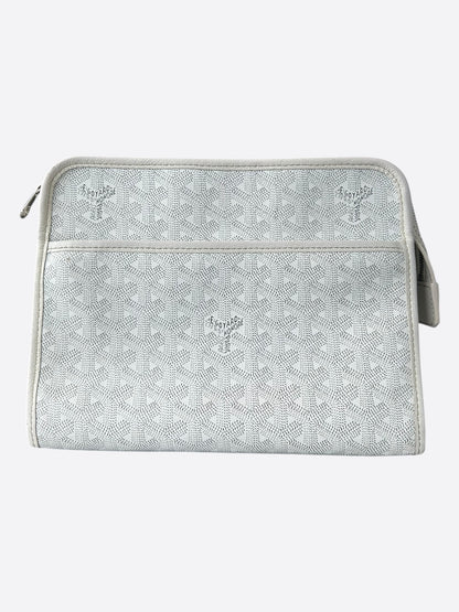 Goyard White Jouvence MM Toiletry Bag