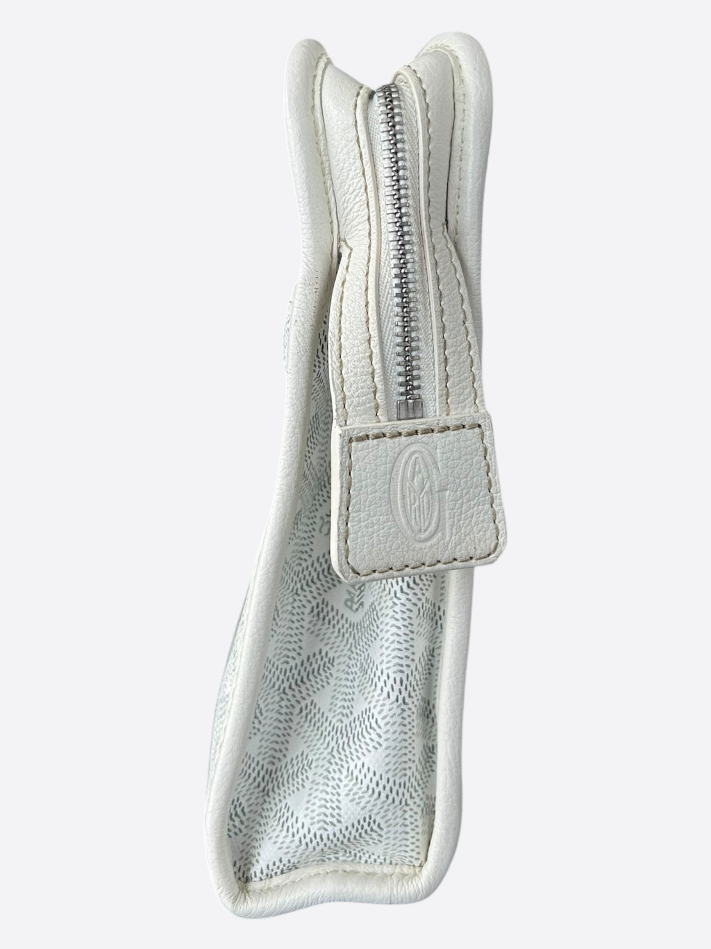 Goyard White Jouvence MM Toiletry Bag