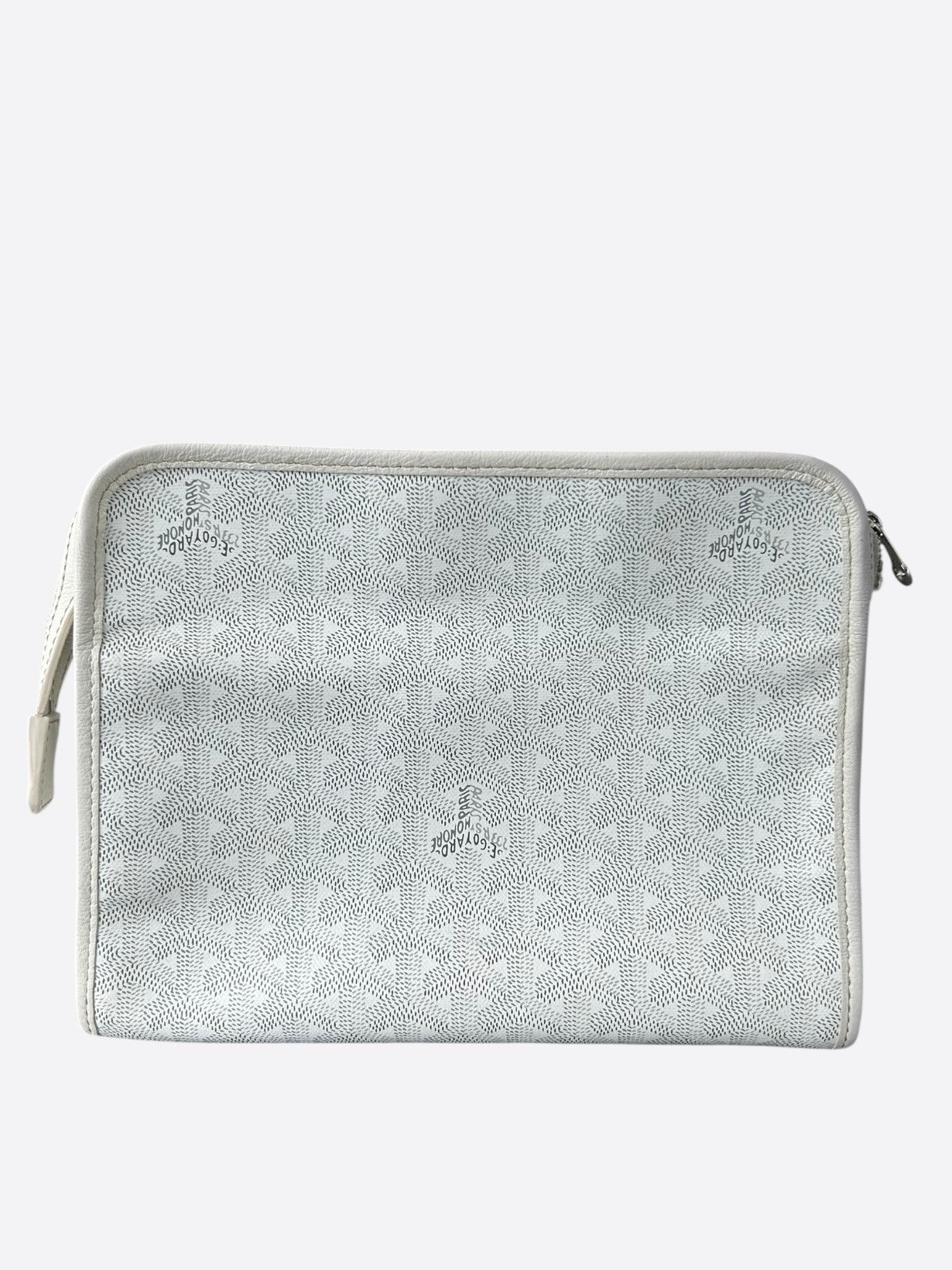 Goyard White Jouvence MM Toiletry Bag
