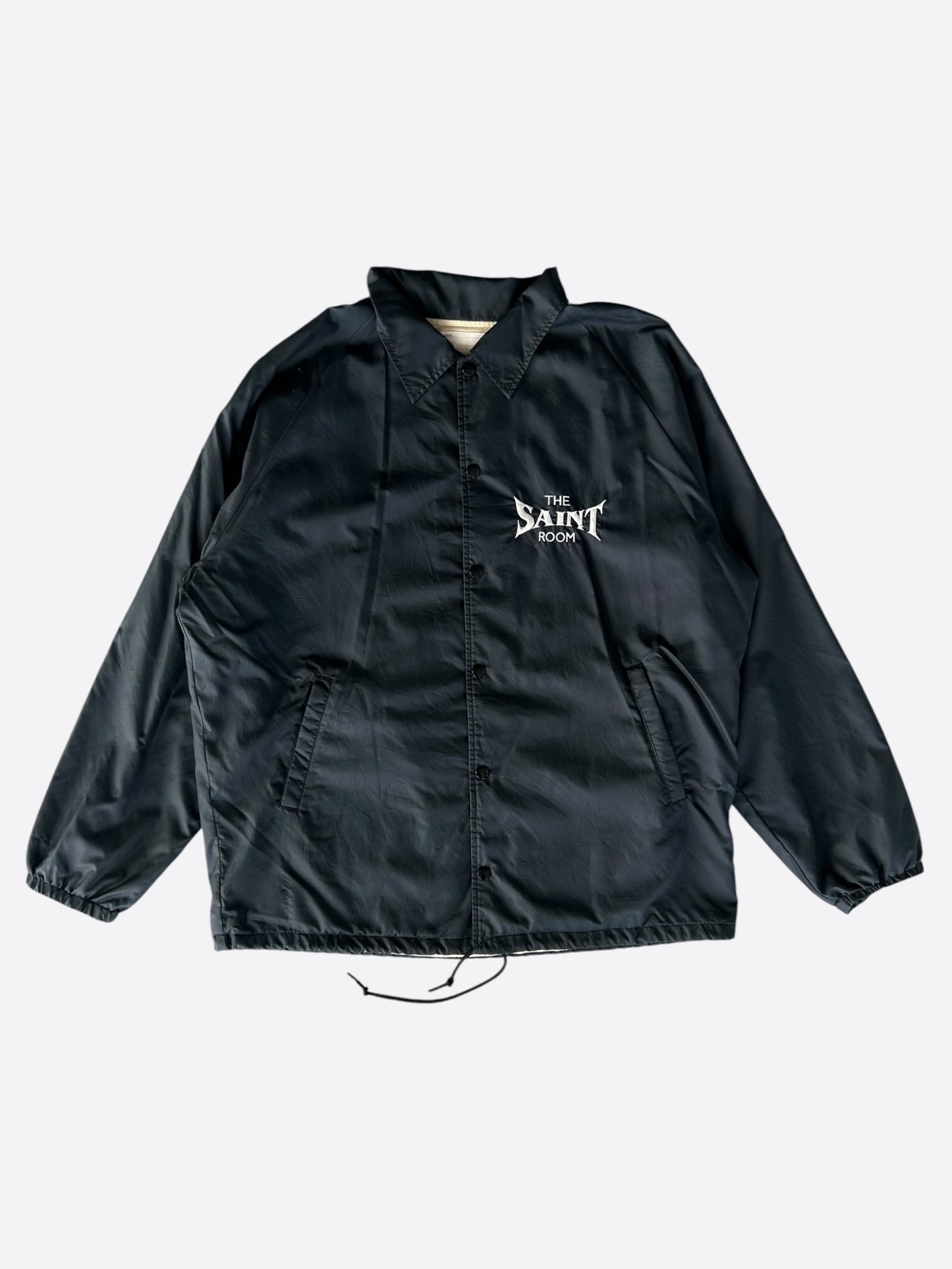 Saint Michael Black & White Saint Room Coach Jacket