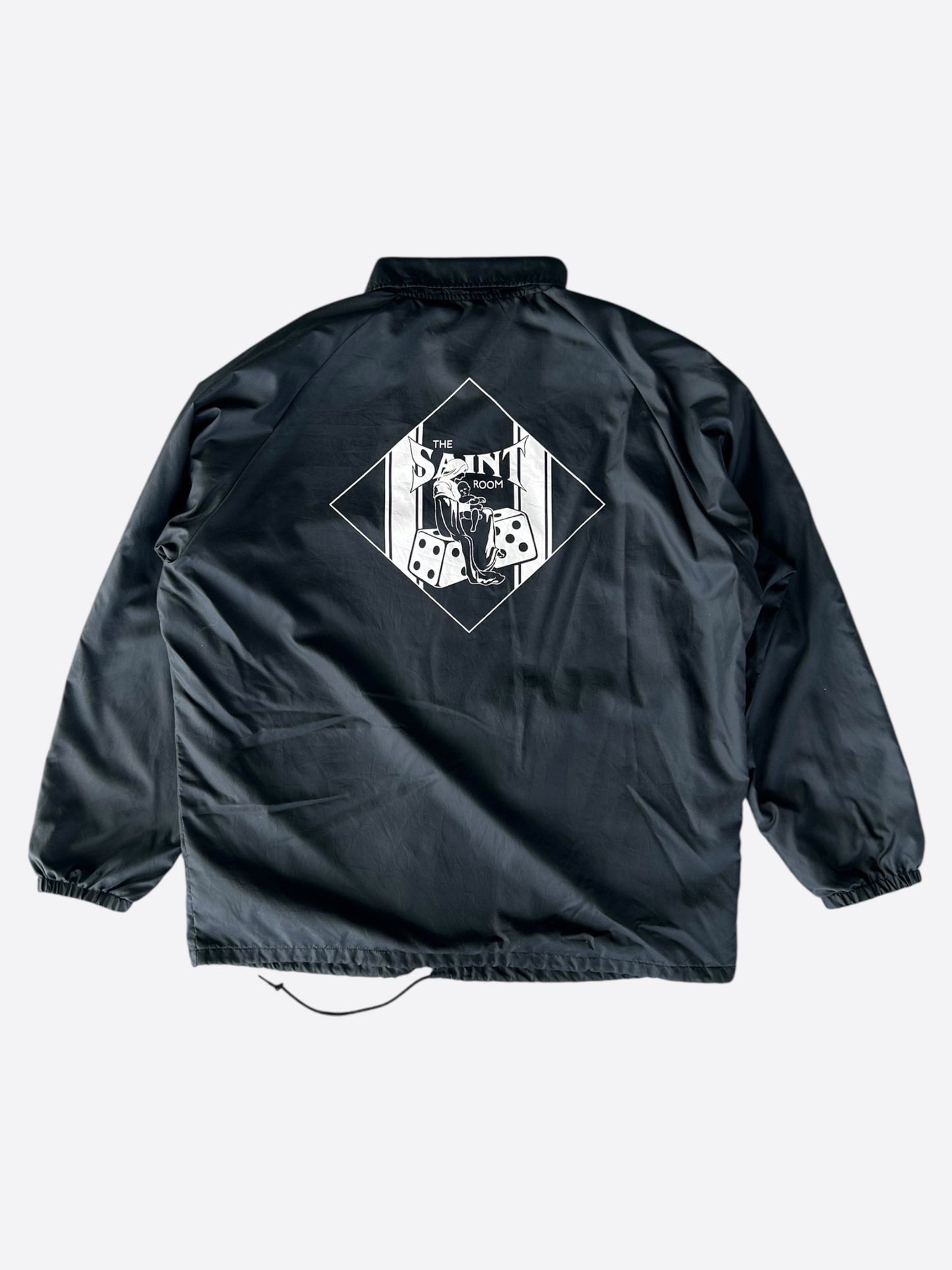 Saint Michael Black & White Saint Room Coach Jacket
