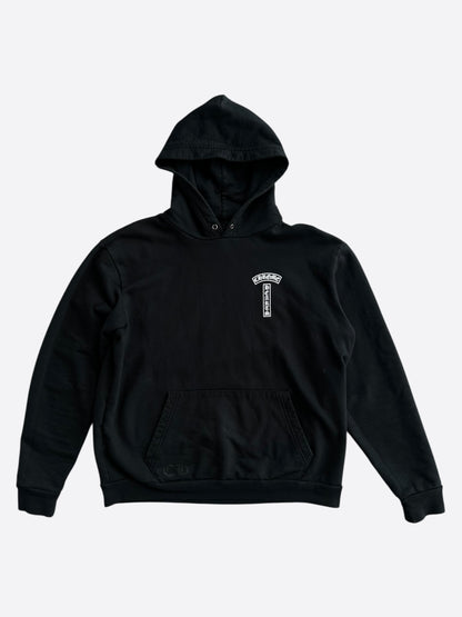 Chrome Hearts Black & White T-Bar Logo Hoodie