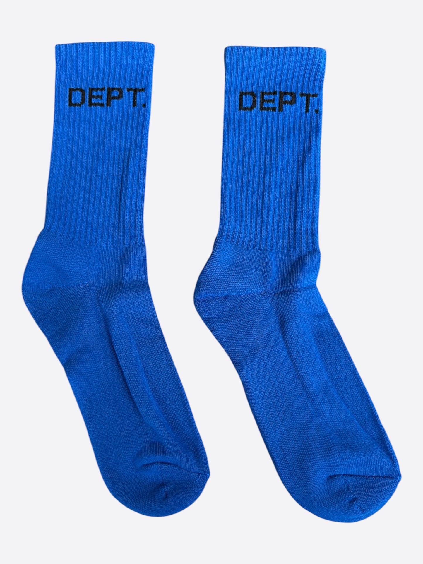 Gallery Dept Royal Blue & Black Logo Socks